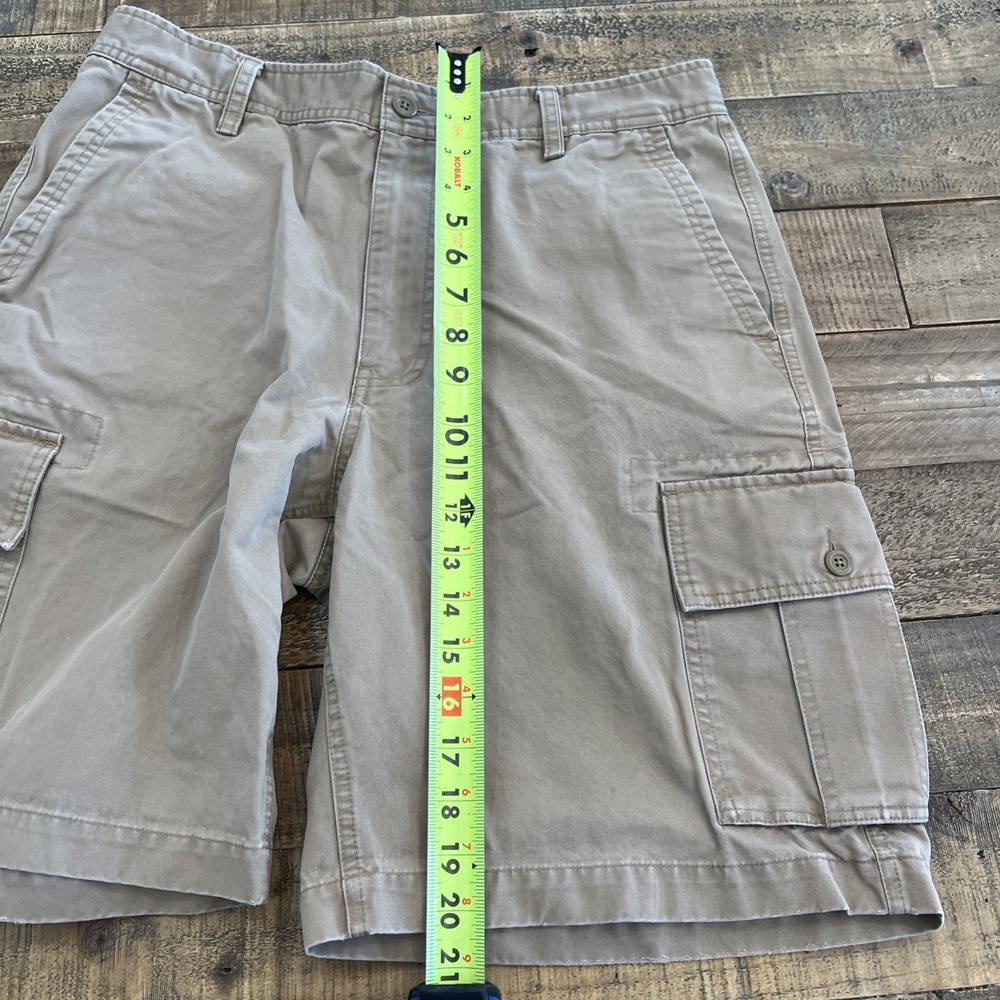 Vintage GAP Standard Cargo Shorts Mens Size 34 Khaki Pockets Y2K - Picture 16 of 16